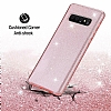 Eiroo Silvery Samsung Galaxy S10 Simli Krmz Silikon Klf - Resim: 2