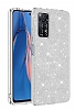 Eiroo Silvery Xiaomi Redmi Note 12 Pro 4G Simli Silver Silikon Klf