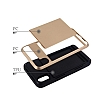 Eiroo Sliding Card iPhone X / XS Ultra Koruma Siyah Klf - Resim: 4