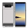 Eiroo Sliding Card Samsung Galaxy Note 8 Ultra Koruma Dark Silver Klf - Resim: 1