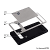 Eiroo Sliding Card Samsung Galaxy Note 8 Ultra Koruma Dark Silver Klf - Resim: 2