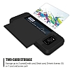 Eiroo Sliding Card Samsung Galaxy S8 Ultra Koruma Siyah Klf - Resim: 4