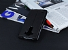 Eiroo Slim Craft LG G4 Pencereli Standl Siyah Deri Klf - Resim: 2