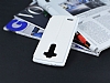 Eiroo Slim Craft LG G4 Pencereli Standl Beyaz Deri Klf - Resim: 2