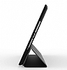 Eiroo Smart iPad Air 2 Kapakl Siyah Deri Klf - Resim 3