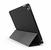 Eiroo Smart iPad Air 2 Kapakl Siyah Deri Klf - Resim 2