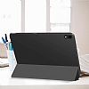 Eiroo Smart iPad Pro 11 Kapakl Siyah Deri Klf - Resim: 3