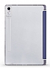 Eiroo Smart Lenovo Tab P12 Kapakl Standl Lacivert Deri Klf - Resim: 4