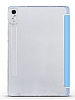 Eiroo Smart Lenovo Tab P12 Kapakl Standl Mavi Deri Klf - Resim: 4