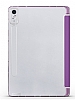 Eiroo Smart Lenovo Tab P12 Kapakl Standl Mor Deri Klf - Resim: 4