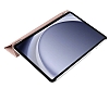Eiroo Smart Samsung Galaxy Tab S9 FE Kapakl Standl Rose Gold Deri Klf - Resim 1
