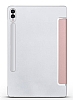 Eiroo Smart Samsung Galaxy Tab S9 FE Plus Kapakl Standl Rose Gold Deri Klf - Resim: 3
