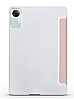 Eiroo Smart Xiaomi Pad SE Kapakl Standl Rose Gold Deri Klf - Resim: 1