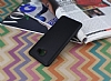 Eiroo Smother Samsung Galaxy C5 Silikon Kenarl Siyah Deri Klf - Resim: 1