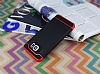 Eiroo Soft Samsung Galaxy Note 5 Krmz Kenarl Siyah Silikon Klf - Resim: 2