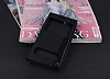 Sony Xperia C3 Gizli Mknatsl Pencereli Siyah Deri Klf - Resim: 3