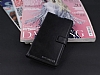 Eiroo Sony Xperia C3 Standl Czdanl Siyah Deri Klf - Resim 2