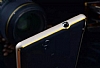 Eiroo Sony Xperia C4 Gold izgili Metal Bumper ereve Gold Klf - Resim: 3