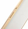 Eiroo Sony Xperia E4 Gold Çizgili Round Metal Bumper Çerçeve Silver Kılıf - Resim: 3