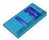 Sony Xperia M2 Gizli Mknatsl ift Pencereli Mavi Deri Klf - Resim 3