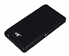 Eiroo Sony Xperia M2 Vantuzlu Pencereli Siyah Deri Klf - Resim: 2