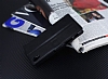 Eiroo Sony Xperia X Czdanl Yan Kapakl Siyah Deri Klf - Resim 4