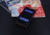 Sony Xperia Z2 Gizli Mknatsl Pencereli Siyah Deri Klf - Resim 1