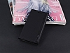 Nokia Lumia 830 Gizli Mknatsl Yan Kapakl Siyah Deri Klf - Resim 1