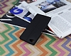 Sony Xperia Z5 Compact Deri Desenli Ultra nce Siyah Silikon Klf - Resim: 1