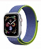 Eiroo Spor Loop Apple Watch / Watch 2 / Watch 3 Kuma Mavi Kordon (42 mm)