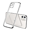 Eiroo Square iPhone 11 Silver Silikon Klf