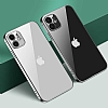 Eiroo Square iPhone 12 Pro Max Siyah Silikon Klf - Resim 5