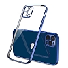 Eiroo Square iPhone 12 Pro Max Lacivert Silikon Klf