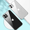 Eiroo Square iPhone 12 Pro Silver Silikon Klf - Resim 6