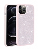 Eiroo Stone iPhone 12 Pro Max Tal Pembe Silikon Klf