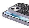 Eiroo Stone iPhone 15 Tal Siyah Silikon Klf - Resim 1