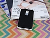 Eiroo Stripe LG G2 Beyaz Kenarl Silikon Klf - Resim: 1