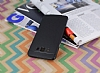 Eiroo Stripe Samsung Galaxy A7 Siyah Kenarl Siyah Silikon Klf - Resim 2