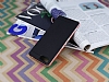 Eiroo Stripe Sony Xperia M5 Rose Gold Kenarl Siyah Silikon Klf - Resim: 2