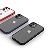 Eiroo Strong iPhone 12 Mini 5.4 in Krmz Silikon Klf - Resim: 4