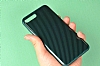 Eiroo Surface iPhone 7 Plus / 8 Plus Karbon Siyah Silikon Klf - Resim: 2