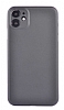 Eiroo Thin iPhone 11 Ultra nce Siyah Rubber Klf