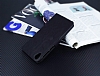 Eiroo Thunder HTC Desire 820 Standl Czdanl Siyah Deri Klf - Resim 2