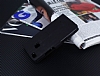 Eiroo Thunder Huawei P9 Lite Standl Czdanl Siyah Deri Klf - Resim 2