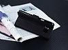 Eiroo Thunder Samsung Galaxy Note 5 Standl Czdanl Siyah Deri Klf - Resim 3