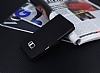 Eiroo Thunder Samsung Galaxy S6 Edge Plus Standl Czdanl Siyah Deri Klf - Resim 4