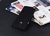 Eiroo Thunder Samsung N9100 Galaxy Note 4 Standl Czdanl Siyah Deri Klf - Resim 3