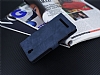 Eiroo Thunder Sony Xperia C3 Standl Czdanl Lacivert Deri Klf - Resim: 4