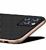 Eiroo Tiger Power iPhone 12 6.1 in Standl Ultra Koruma Gold Silikon Klf - Resim: 2