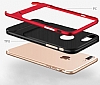 Eiroo Tiger Power iPhone 7 Plus Standl Ultra Koruma Siyah Klf - Resim 1